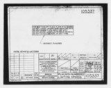 Manufacturer's drawing for Beechcraft AT-10 Wichita - Private. Drawing number 105337