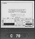 Manufacturer's drawing for Boeing Aircraft Corporation B-17 Flying Fortress. Drawing number 1-26275