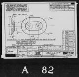 Manufacturer's drawing for Lockheed Corporation P-38 Lightning. Drawing number 190336