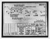 Manufacturer's drawing for Beechcraft AT-10 Wichita - Private. Drawing number 105773