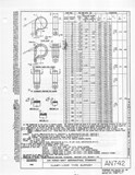 Manufacturer's drawing for Generic Parts - Aviation General Manuals. Drawing number AN742