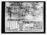 Manufacturer's drawing for Beechcraft AT-10 Wichita - Private. Drawing number 106701