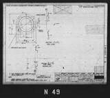 Manufacturer's drawing for North American Aviation B-25 Mitchell Bomber. Drawing number 98-66053