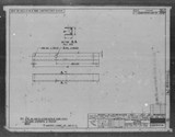 Manufacturer's drawing for North American Aviation B-25 Mitchell Bomber. Drawing number 108-54054_H