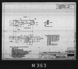 Manufacturer's drawing for North American Aviation B-25 Mitchell Bomber. Drawing number 98-34136