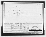 Manufacturer's drawing for Boeing Aircraft Corporation B-17 Flying Fortress. Drawing number 21-9688