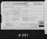 Manufacturer's drawing for North American Aviation B-25 Mitchell Bomber. Drawing number 99-58715