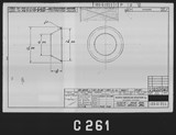 Manufacturer's drawing for North American Aviation P-51 Mustang. Drawing number 106-61055