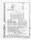 Manufacturer's drawing for Generic Parts - Aviation General Manuals. Drawing number AN362