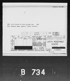 Manufacturer's drawing for Boeing Aircraft Corporation B-17 Flying Fortress. Drawing number 1-23311