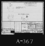 Manufacturer's drawing for Vultee Aircraft Corporation BT-13 Valiant. Drawing number 74-34167