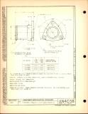 Manufacturer's drawing for Generic Parts - Aviation Standards. Drawing number an4038