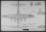 Manufacturer's drawing for Boeing Aircraft Corporation B-17 Flying Fortress. Drawing number 15-7966