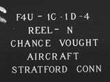 Manufacturer's drawing for Chance Vought F4U Corsair. Drawing number CORSAIR ROLL N