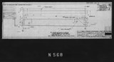 Manufacturer's drawing for North American Aviation B-25 Mitchell Bomber. Drawing number 98-72136