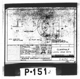 Manufacturer's drawing for Boeing Aircraft Corporation B-17 Flying Fortress. Drawing number 21-6254