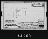 Manufacturer's drawing for North American Aviation B-25 Mitchell Bomber. Drawing number 108-533261