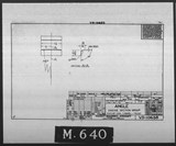 Manufacturer's drawing for Chance Vought F4U Corsair. Drawing number 10633