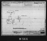 Manufacturer's drawing for North American Aviation B-25 Mitchell Bomber. Drawing number 98-53574