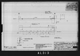 Manufacturer's drawing for North American Aviation B-25 Mitchell Bomber. Drawing number 108-61853