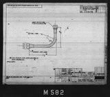 Manufacturer's drawing for North American Aviation B-25 Mitchell Bomber. Drawing number 98-538170
