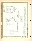 Manufacturer's drawing for Generic Parts - Aviation Standards. Drawing number an6101
