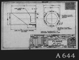 Manufacturer's drawing for Chance Vought F4U Corsair. Drawing number 10372