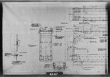 Manufacturer's drawing for North American Aviation B-25 Mitchell Bomber. Drawing number 98-61151