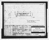 Manufacturer's drawing for Boeing Aircraft Corporation B-17 Flying Fortress. Drawing number 1-17367