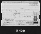 Manufacturer's drawing for North American Aviation B-25 Mitchell Bomber. Drawing number 98-61157