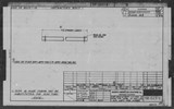 Manufacturer's drawing for North American Aviation B-25 Mitchell Bomber. Drawing number 98-53318