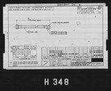 Manufacturer's drawing for North American Aviation B-25 Mitchell Bomber. Drawing number 98-58847