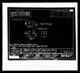 Manufacturer's drawing for Lockheed Corporation P-38 Lightning. Drawing number 197827