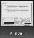 Manufacturer's drawing for Boeing Aircraft Corporation B-17 Flying Fortress. Drawing number 1-21923