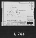 Manufacturer's drawing for North American Aviation B-25 Mitchell Bomber. Drawing number 62B-73147