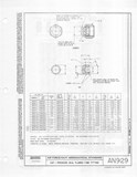 Manufacturer's drawing for Generic Parts - Aviation General Manuals. Drawing number AN929