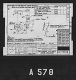 Manufacturer's drawing for North American Aviation B-25 Mitchell Bomber. Drawing number 62-73513