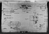 Manufacturer's drawing for North American Aviation B-25 Mitchell Bomber. Drawing number 98-61101
