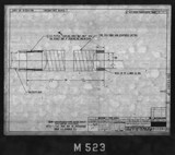 Manufacturer's drawing for North American Aviation B-25 Mitchell Bomber. Drawing number 98-53382