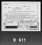Manufacturer's drawing for Boeing Aircraft Corporation B-17 Flying Fortress. Drawing number 1-21966