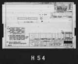 Manufacturer's drawing for North American Aviation B-25 Mitchell Bomber. Drawing number 98-54428