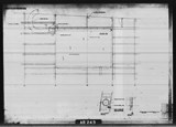 Manufacturer's drawing for North American Aviation B-25 Mitchell Bomber. Drawing number 98-53417