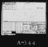 Manufacturer's drawing for Vultee Aircraft Corporation BT-13 Valiant. Drawing number 74-31014