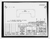 Manufacturer's drawing for Beechcraft AT-10 Wichita - Private. Drawing number 105509