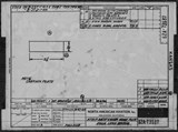 Manufacturer's drawing for North American Aviation B-25 Mitchell Bomber. Drawing number 62A-73537