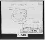 Manufacturer's drawing for Chance Vought F4U Corsair. Drawing number 10086