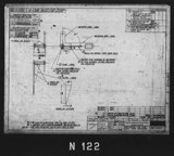 Manufacturer's drawing for North American Aviation B-25 Mitchell Bomber. Drawing number 98-73552
