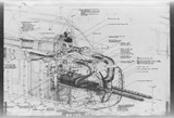 Manufacturer's drawing for North American Aviation B-25 Mitchell Bomber. Drawing number 98-62401