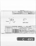 Manufacturer's drawing for Bell Aircraft P-39 Airacobra. Drawing number 33-741-040