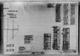 Manufacturer's drawing for North American Aviation B-25 Mitchell Bomber. Drawing number 98-71011